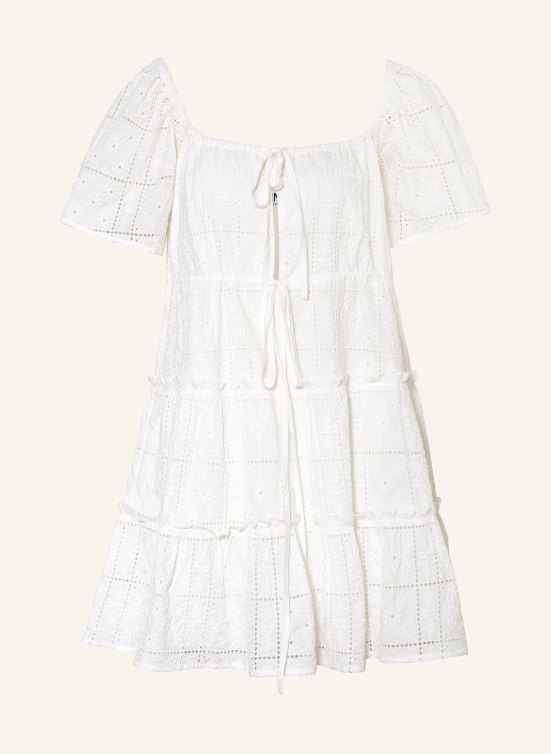 Ganni Kleid Mit Lochspitze weiss Ganni Kleid Mit Lochspitze weiss von Ganni