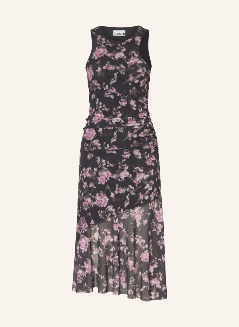 Ganni Mesh-Kleid schwarz Ganni Mesh-Kleid schwarz von Ganni