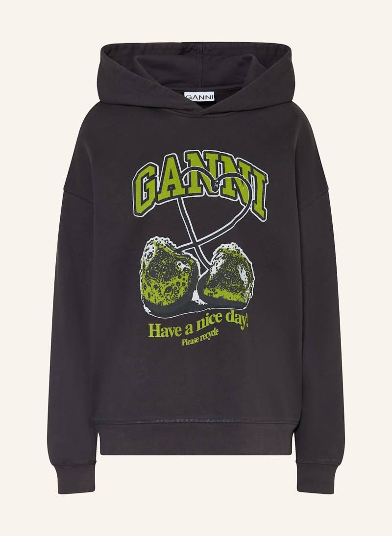 Ganni Oversized-Hoodie Isoli schwarz von Ganni