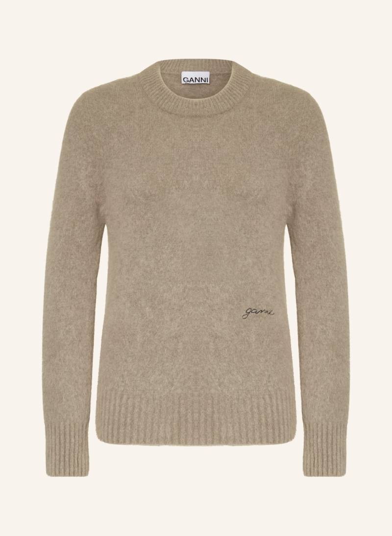 Ganni Pullover Mit Alpaka beige von Ganni