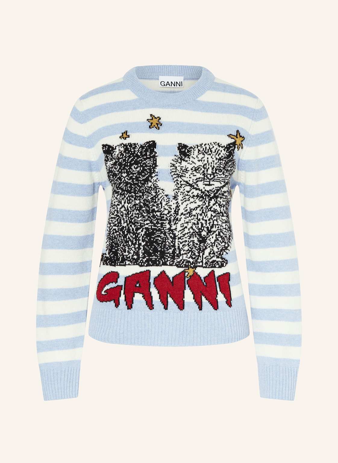 Ganni Pullover blau Ganni Pullover blau von Ganni