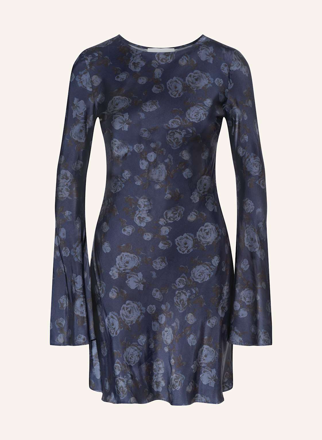 Ganni Satinkleid blau Ganni Satinkleid blau von Ganni