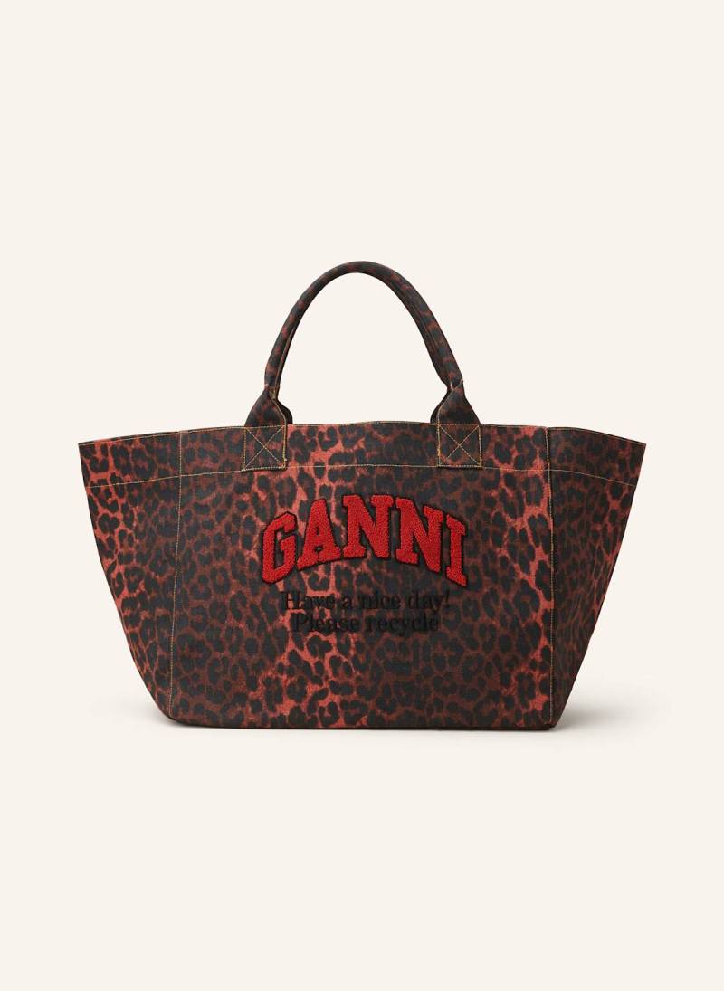 Ganni Shopper Xxl rot von Ganni