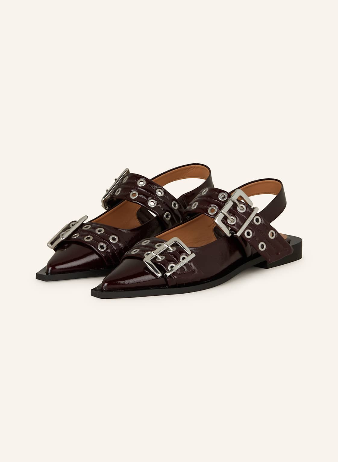 Ganni Slingballerinas rot Ganni Slingballerinas rot von Ganni