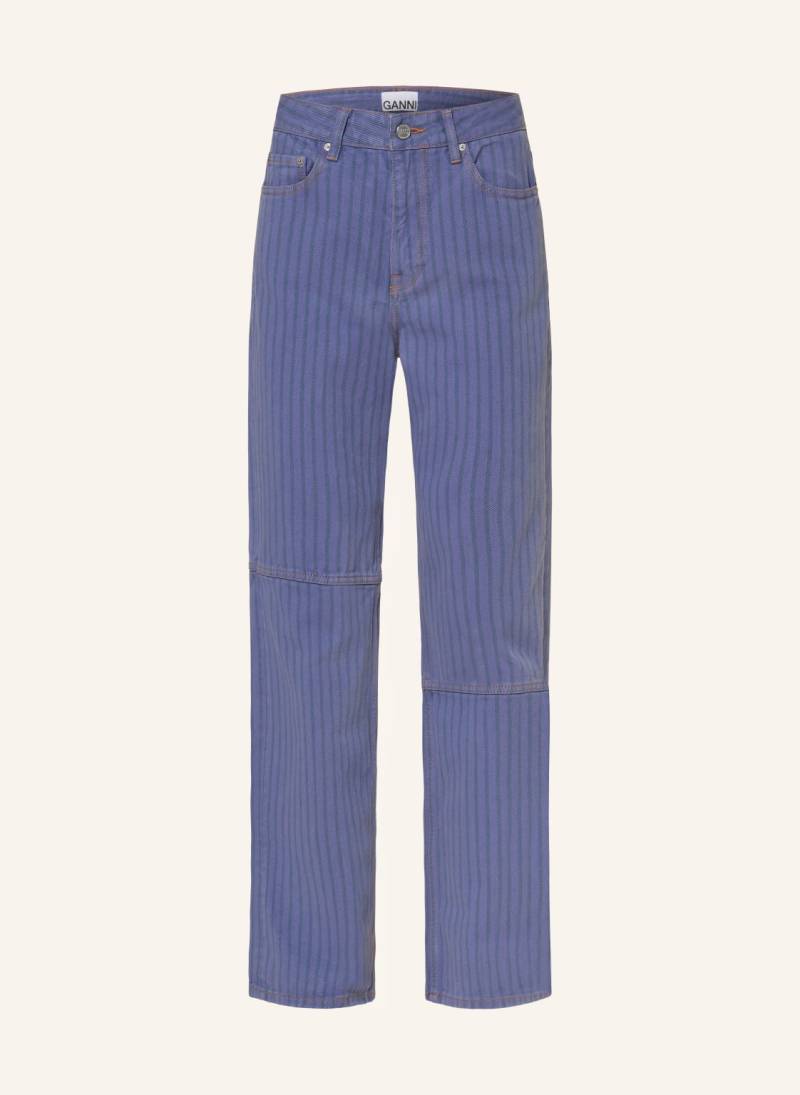 Ganni Straight Jeans blau von Ganni