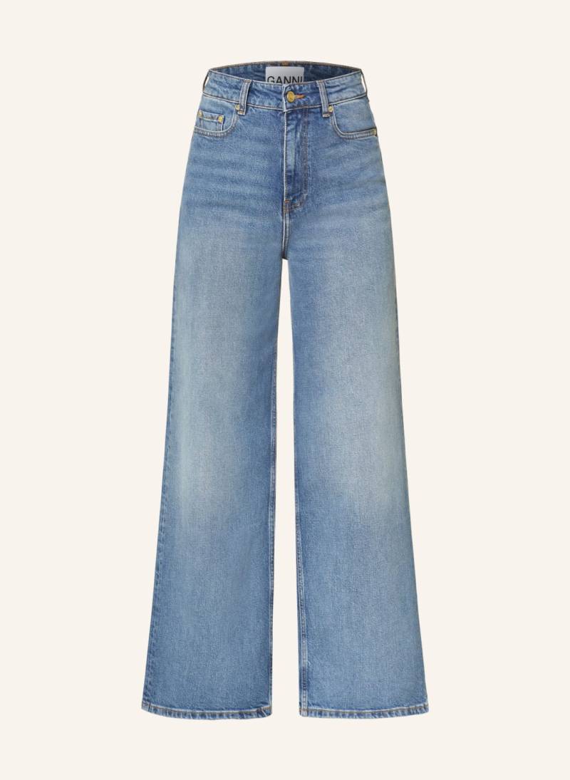 Ganni Straight Jeans blau von Ganni