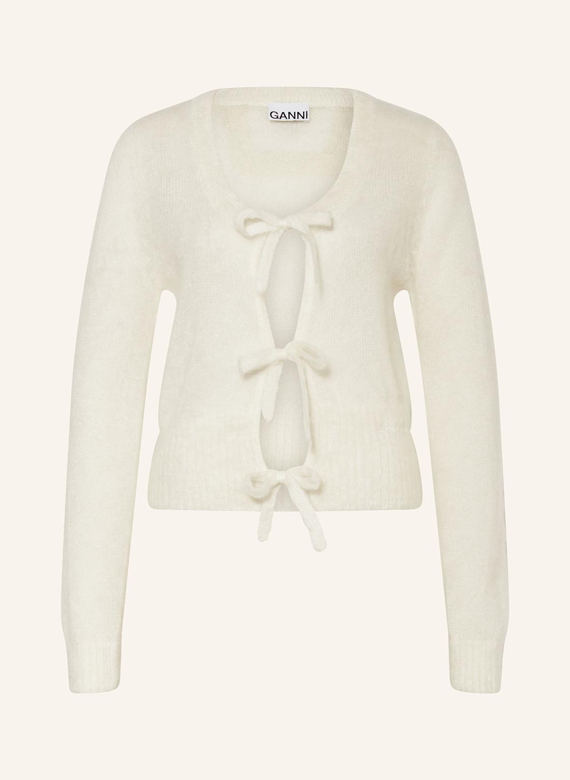 Ganni Strickjacke Mit Mohair beige Ganni Strickjacke Mit Mohair beige von Ganni