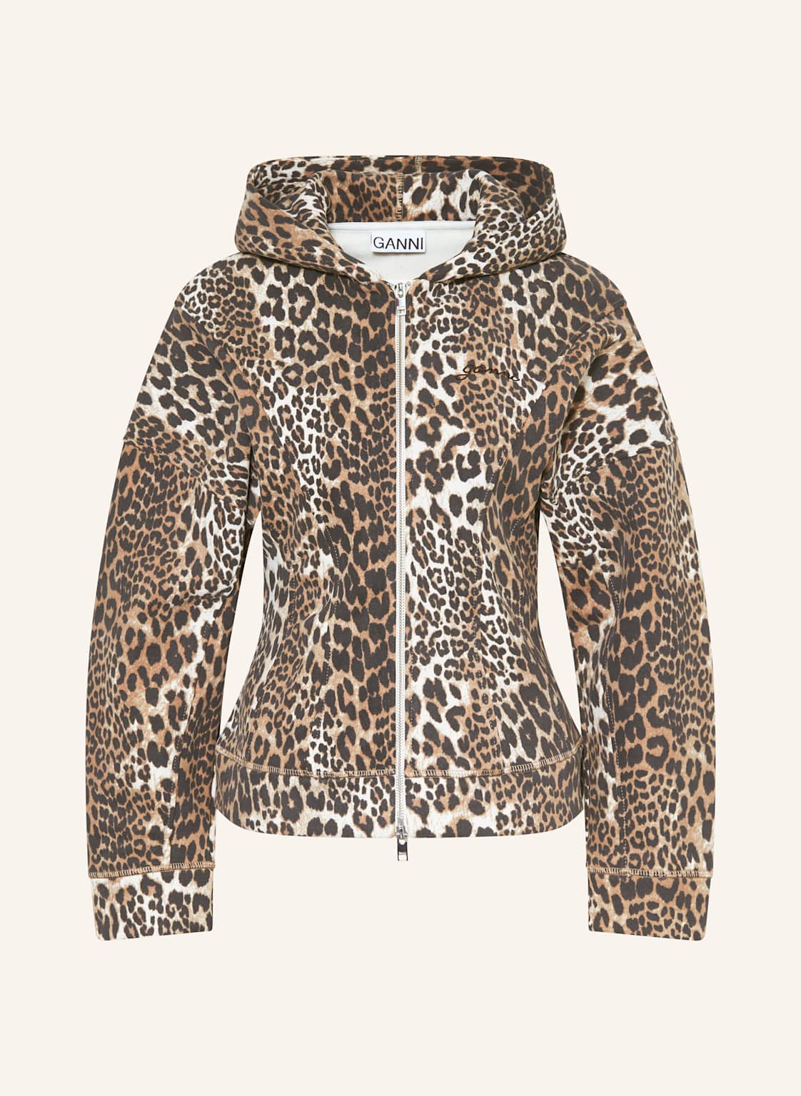 Ganni Sweatjacke braun Ganni Sweatjacke braun von Ganni