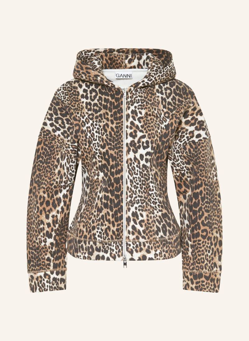 Ganni Sweatjacke braun Ganni Sweatjacke braun von Ganni