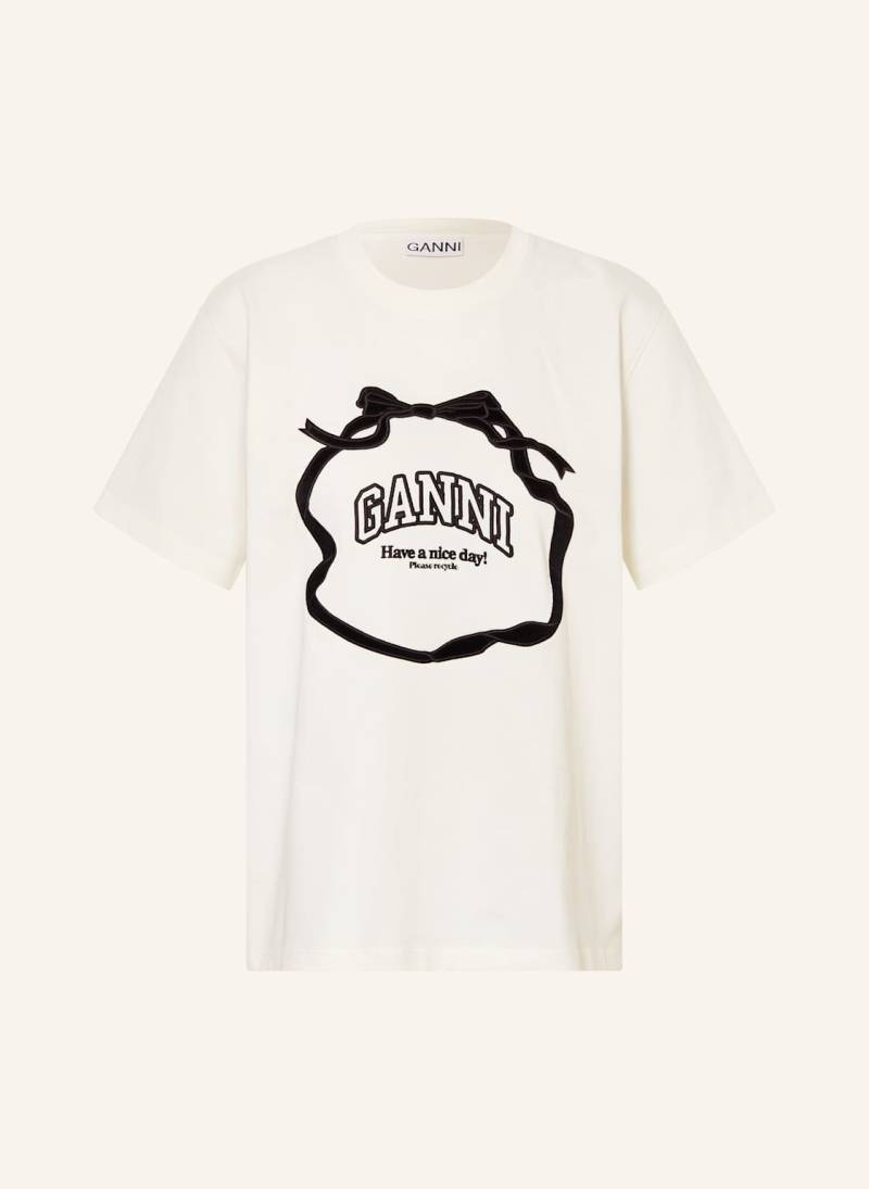 Ganni T-Shirt beige von Ganni