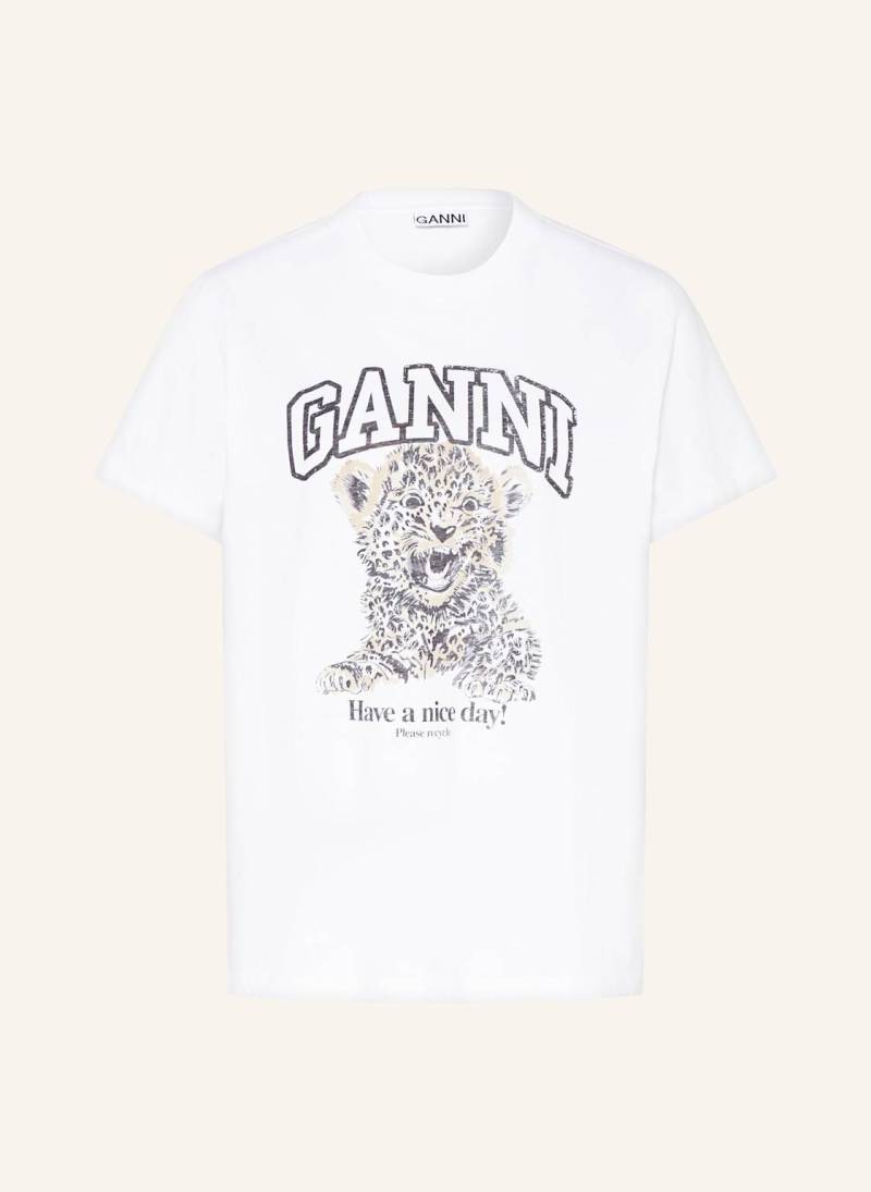 Ganni T-Shirt beige von Ganni