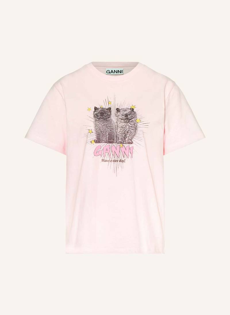 Ganni T-Shirt pink von Ganni