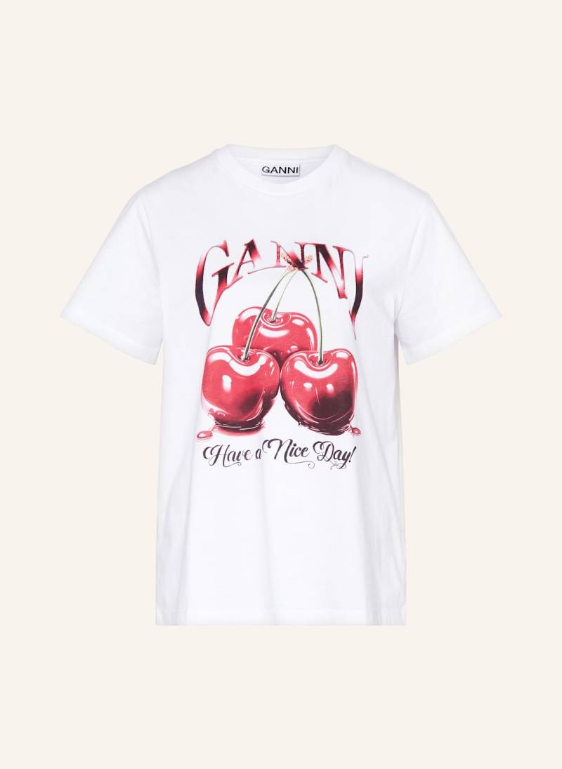 Ganni T-Shirt weiss von Ganni