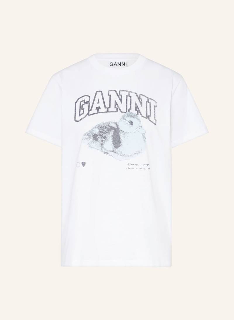 Ganni T-Shirt weiss von Ganni