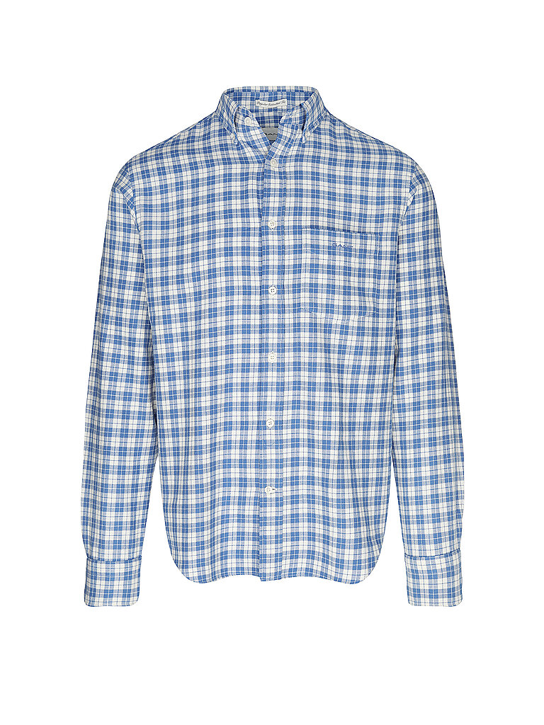 GANT Flanellhemd  blau | L von Gant