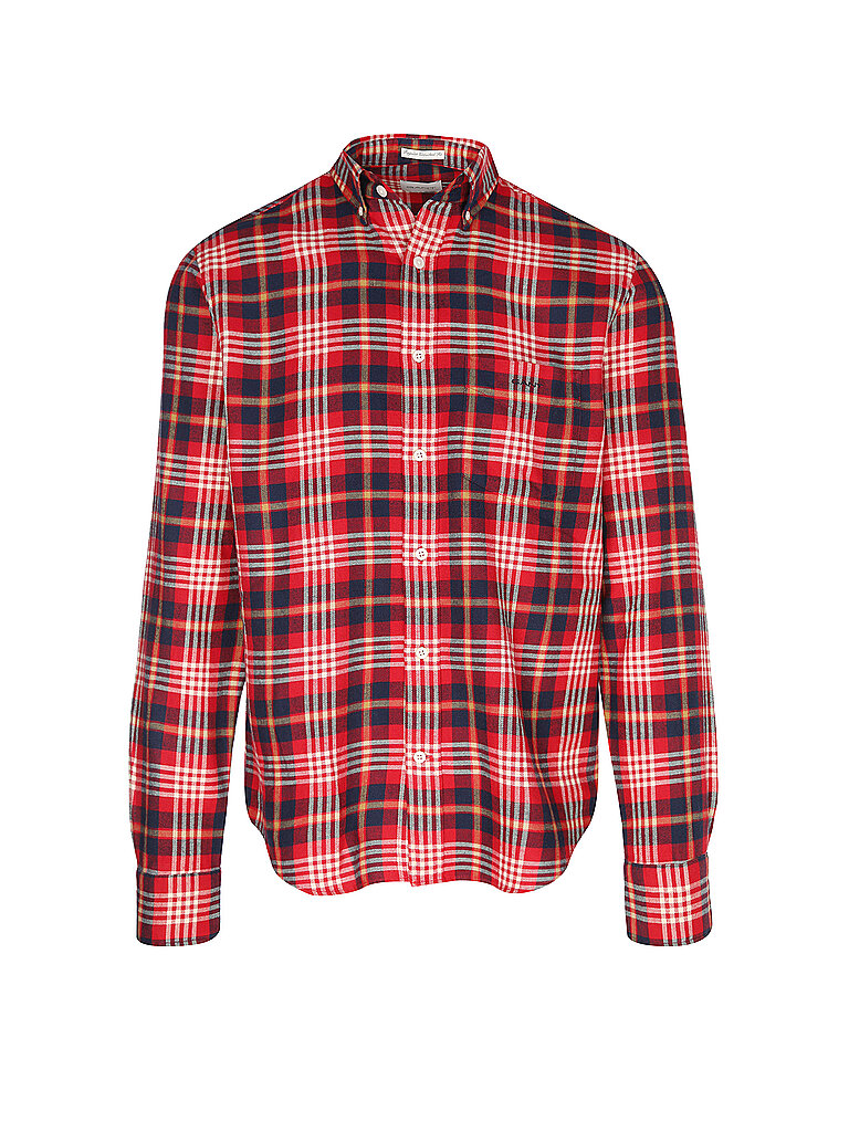 GANT Flanellhemd  rot | L von Gant