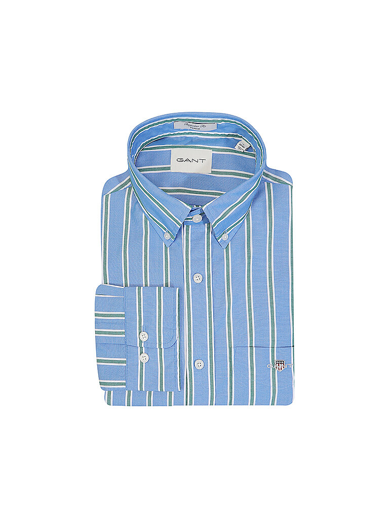 GANT Hemd Regular Fit  blau | L von Gant