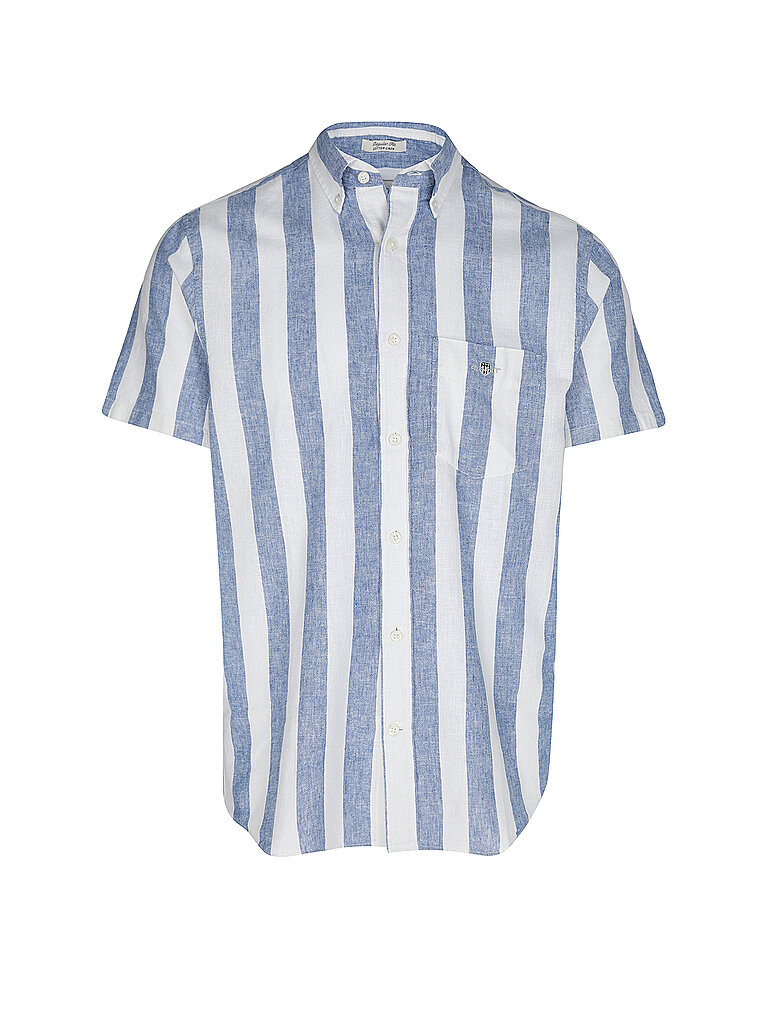 GANT Hemd Regular Fit  blau | L von Gant