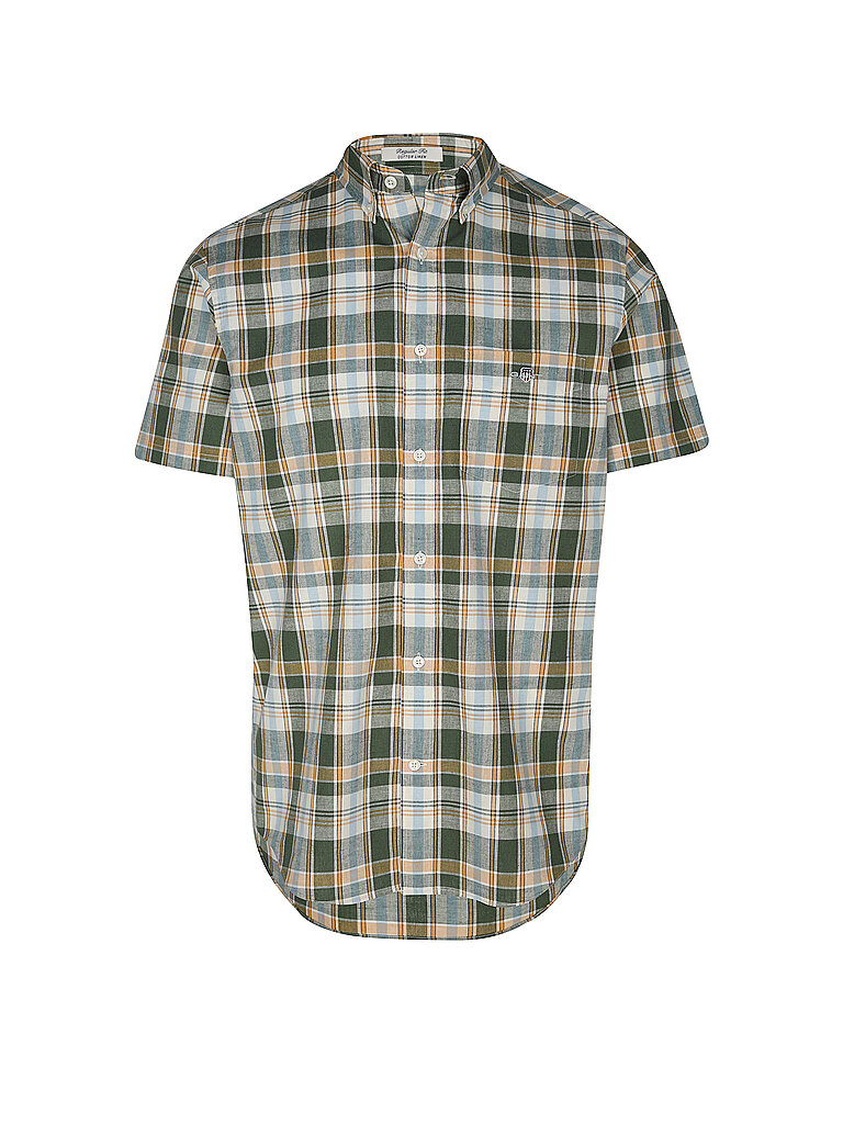 GANT Hemd Regular Fit  grün | L von Gant