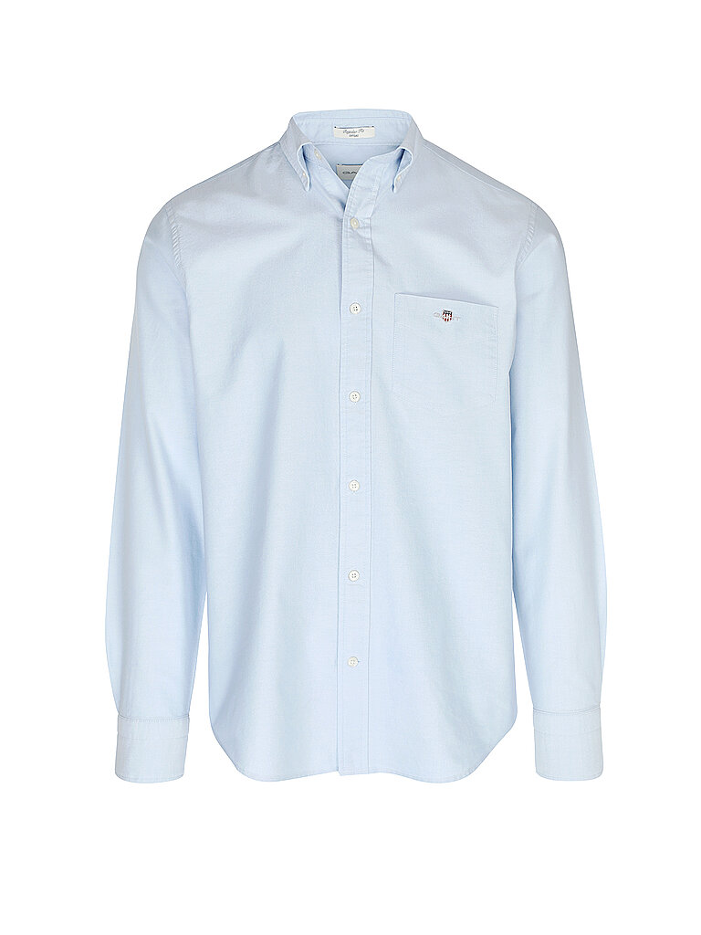 GANT Hemd Regular Fit hellblau | L von Gant