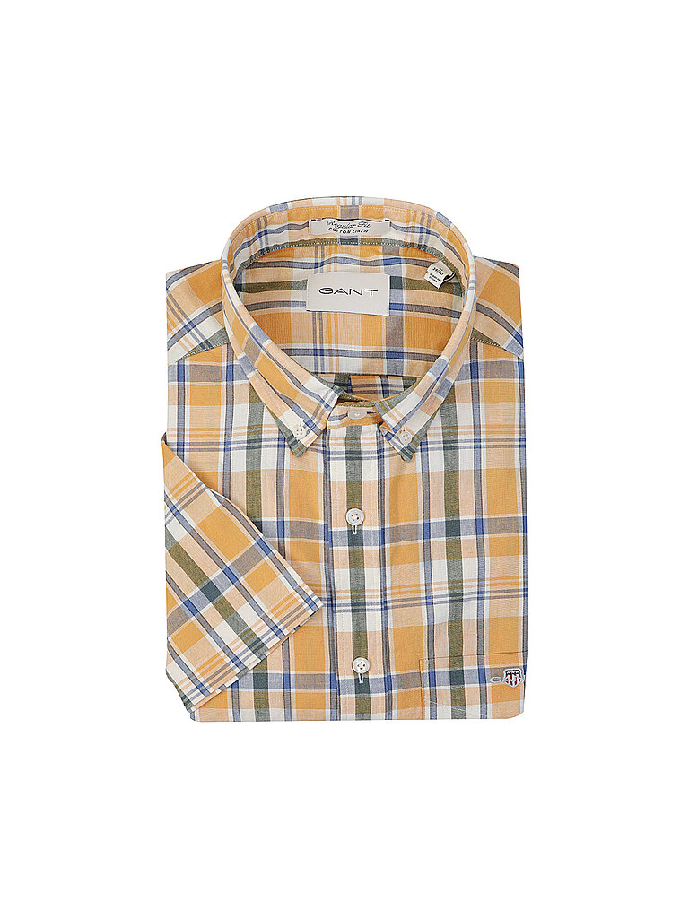 GANT Hemd Regular Fit  orange | S von Gant