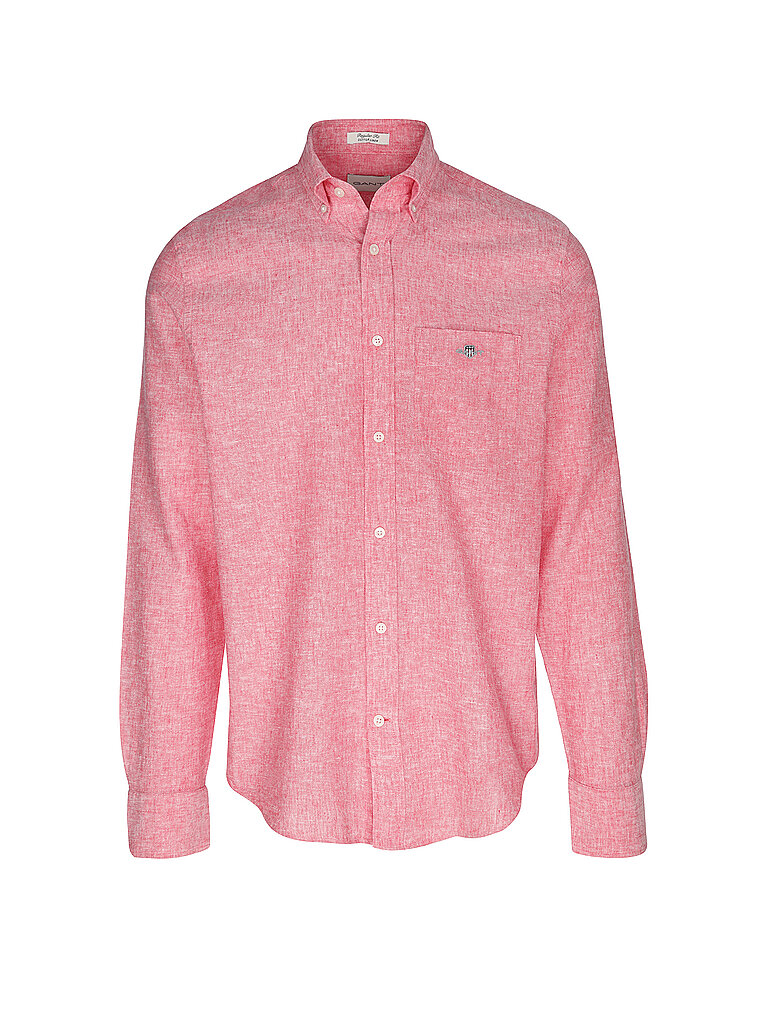 GANT Hemd Regular Fit  rot | L von Gant