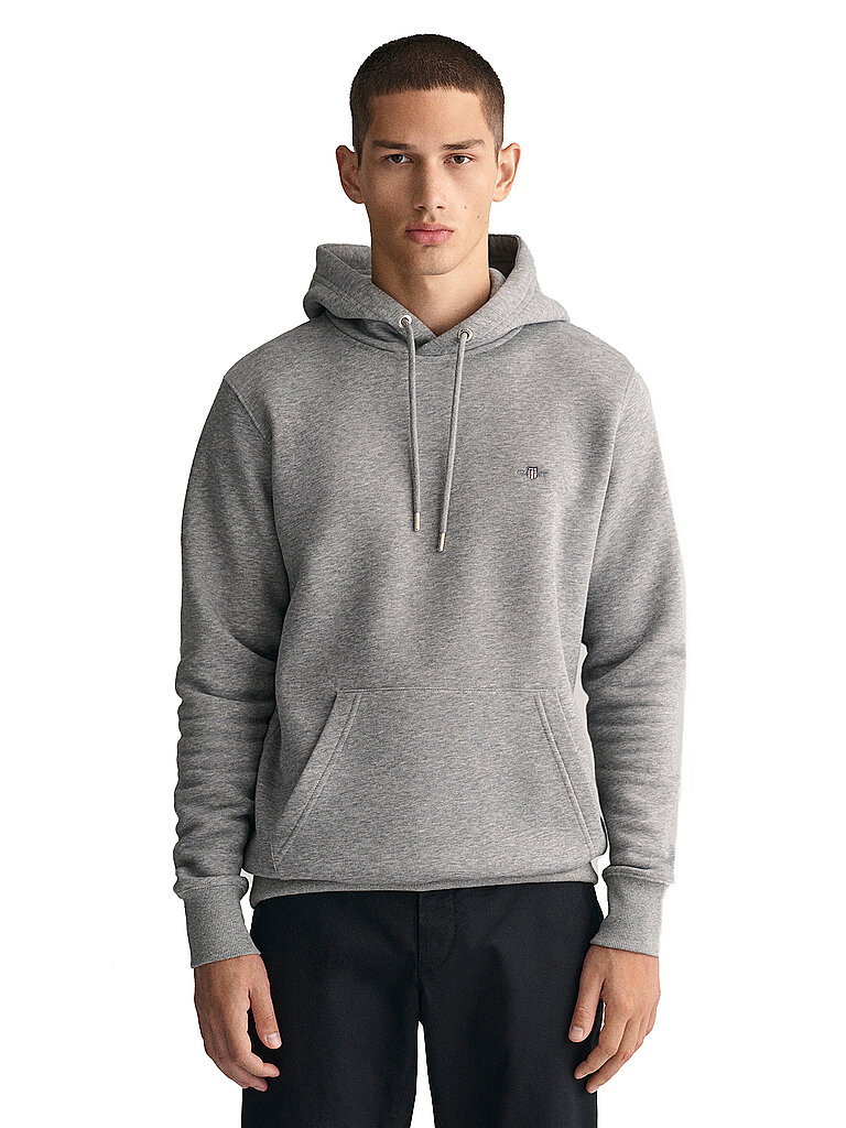 GANT Kapuzensweater - Hoodie  grau | L von Gant