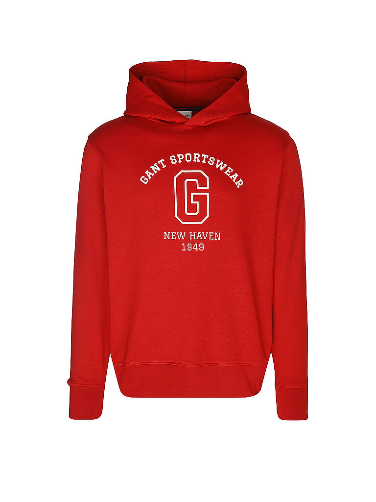 GANT Kapuzensweater - Hoodie rot | L von Gant