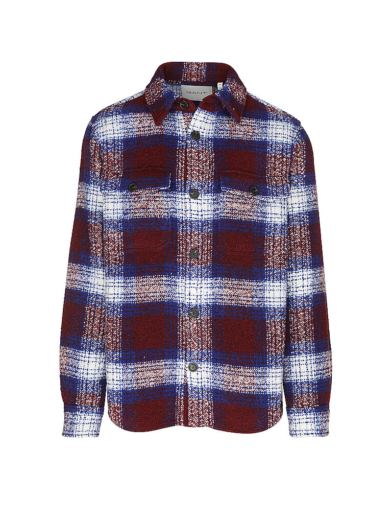 GANT Overshirt dunkelrot | L von Gant