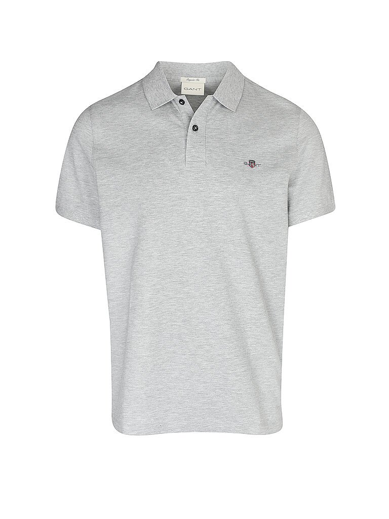 GANT Poloshirt Regular Fit grau | 4XL von Gant