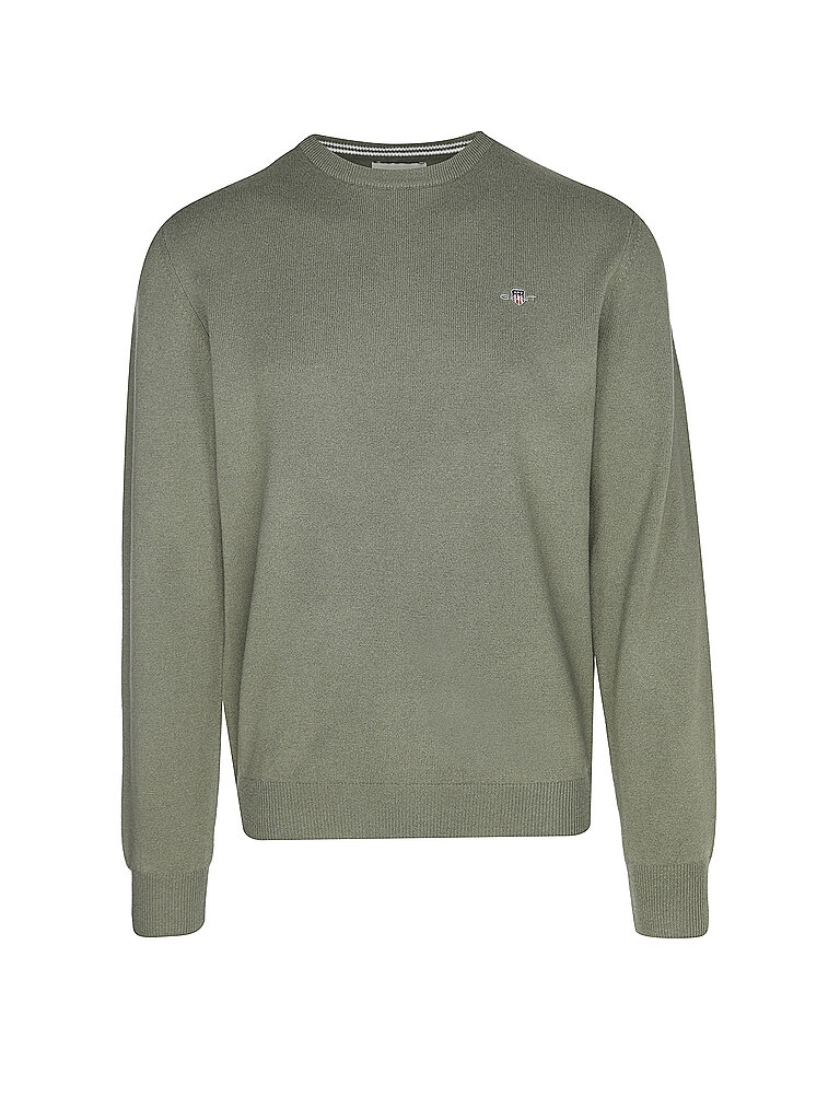 GANT Pullover olive | L von Gant