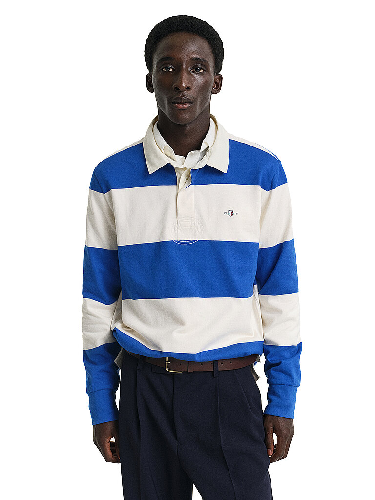 GANT Rugby Sweater blau | S von Gant