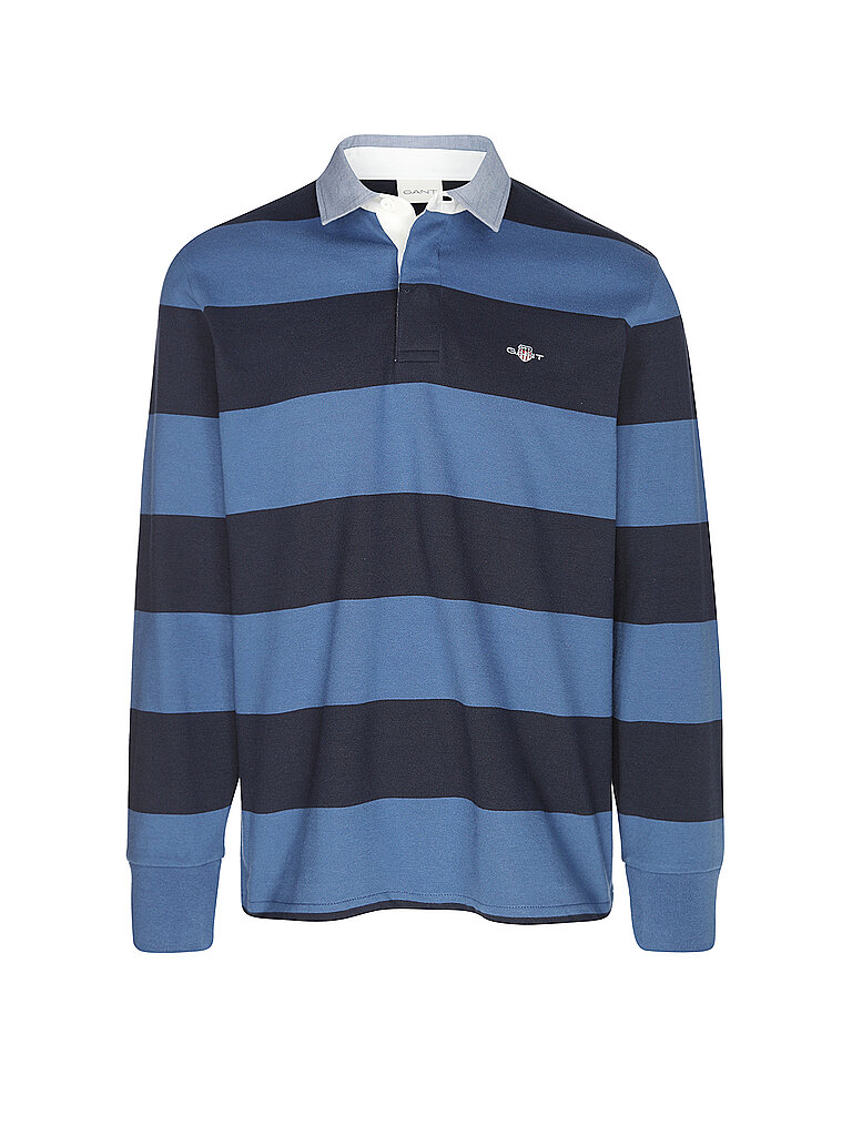 GANT Rugbyshirt blau | L von Gant