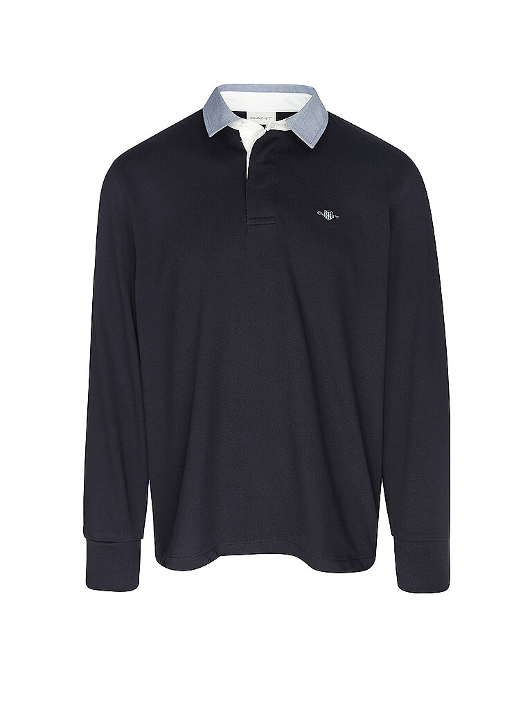 GANT Rugbysweater dunkelblau | M von Gant