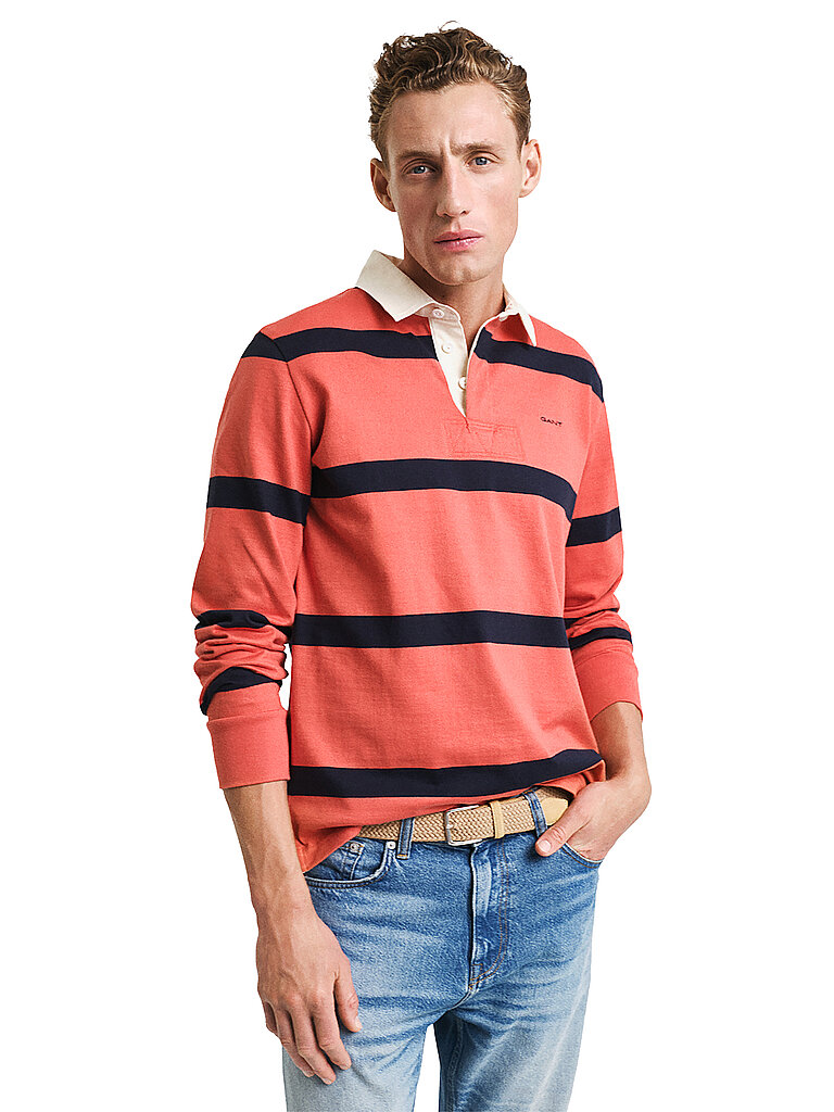 GANT Rugbysweater  rot | L von Gant