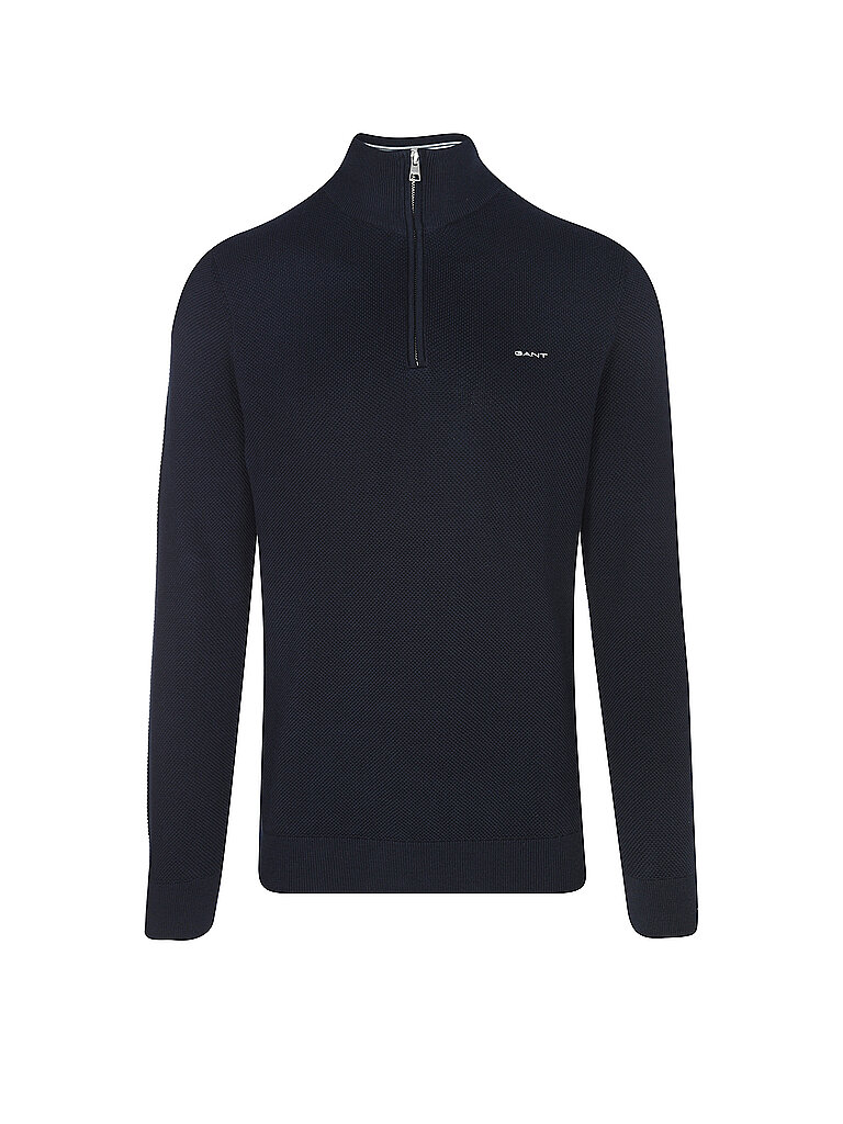GANT Troyer Pullover dunkelblau | XXXL GANT Troyer Pullover dunkelblau | XXXL von Gant