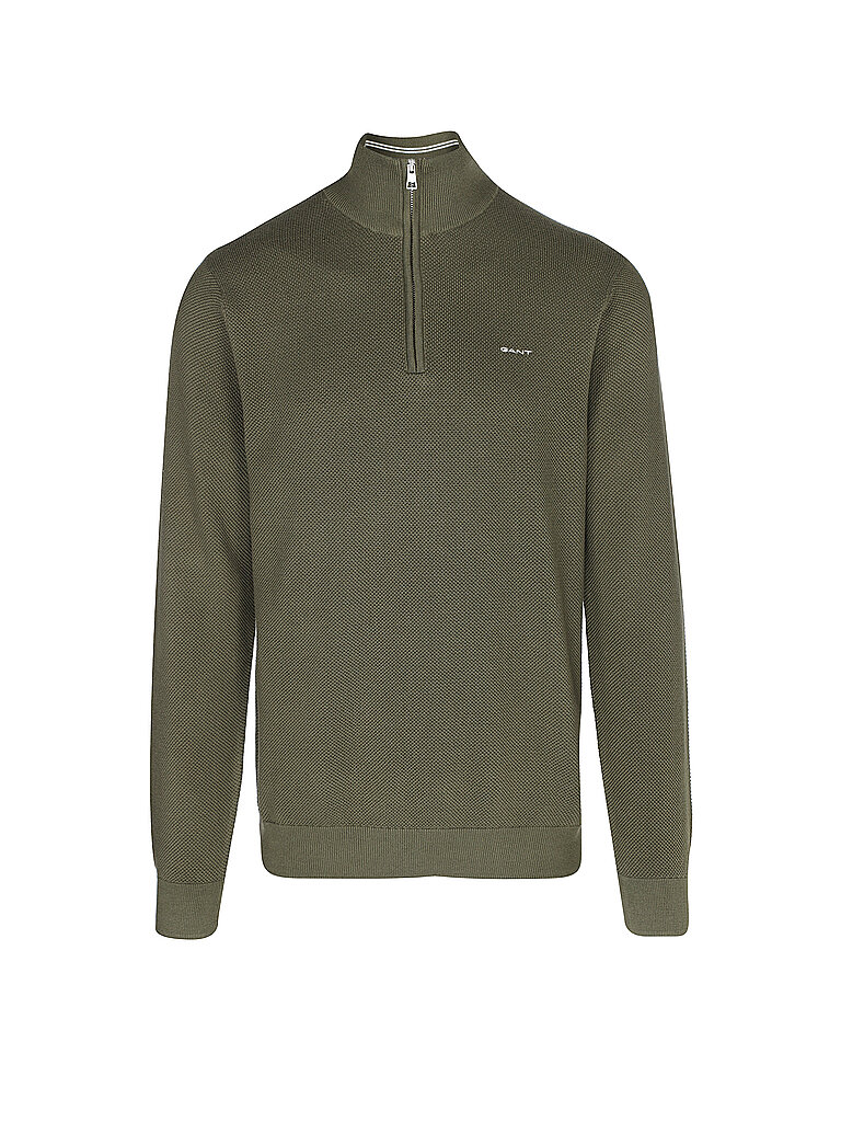 GANT Troyer Pullover olive | L von Gant