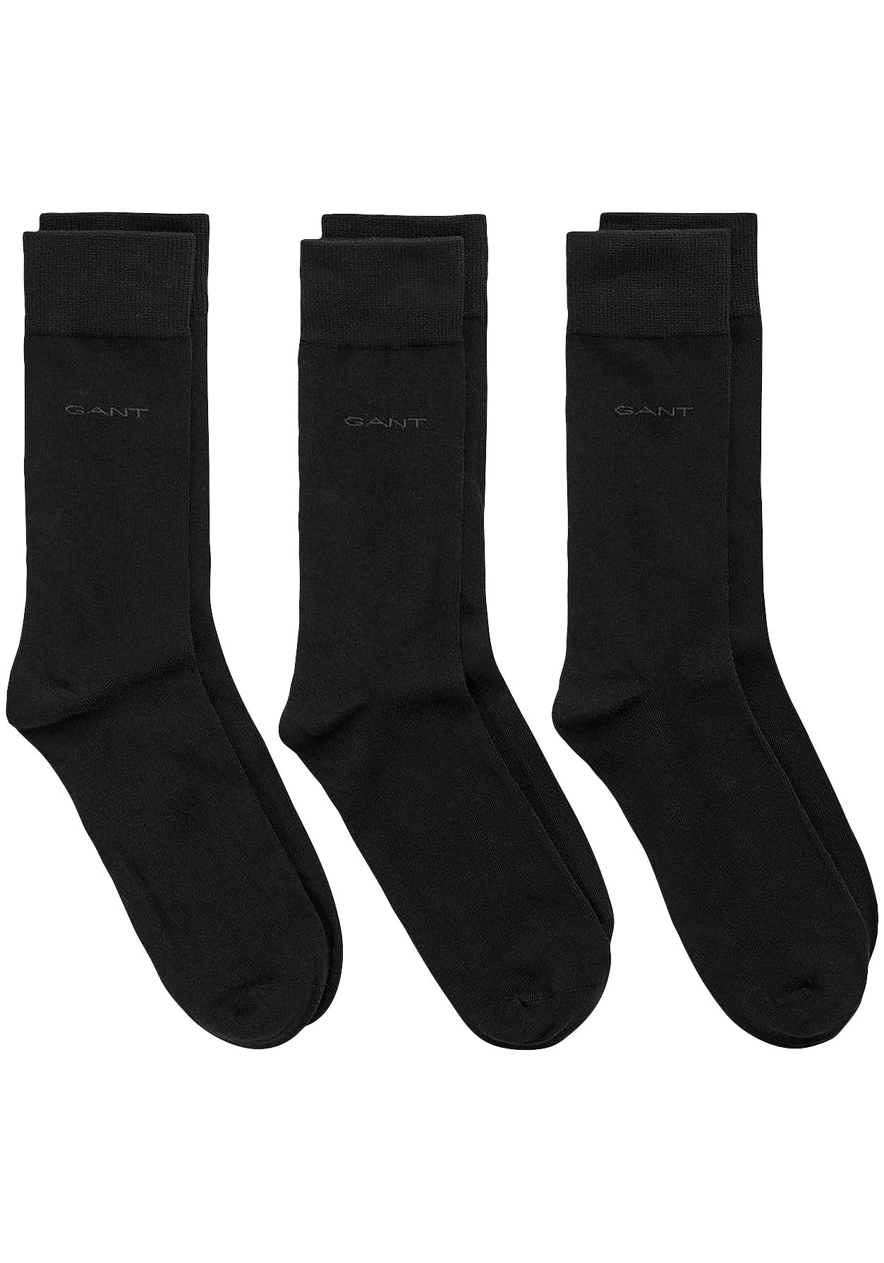 Gant Basicsocken »SOFT COTTON SOCKS 3-PACK«, (Packung, 3 Paar, 3), mit Logodruck am Knöchel von Gant