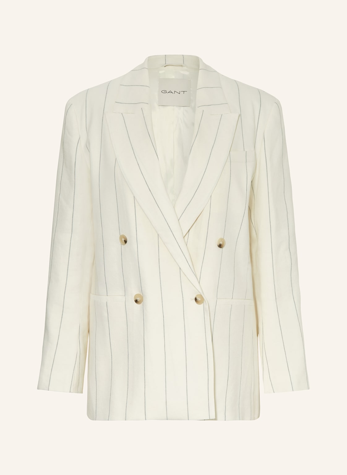 Gant Blazer Mit Leinen weiss von Gant