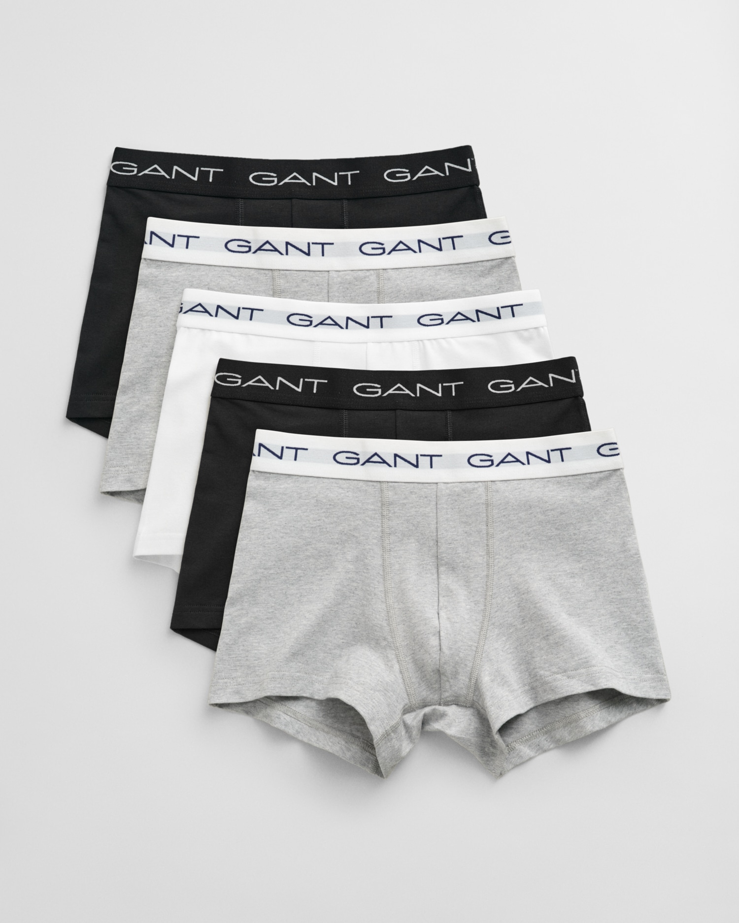 Gant Boxershorts »TRUNK 5-PACK«, (Packung, 5 St., 5), mit elastischem GANT-Logobund von Gant