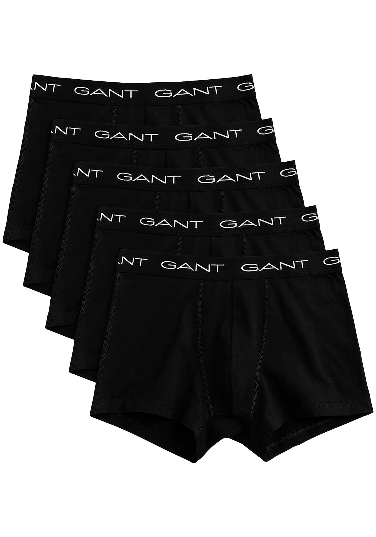 Gant Boxershorts »TRUNK 5-PACK«, (Packung, 5 St., 5), mit elastischem GANT-Logobund von Gant