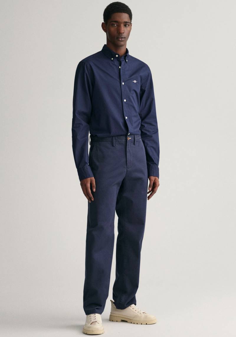 Gant Chinohose »REGULAR TWILL CHINOS«, mit gefütterten Seitentaschen von Gant