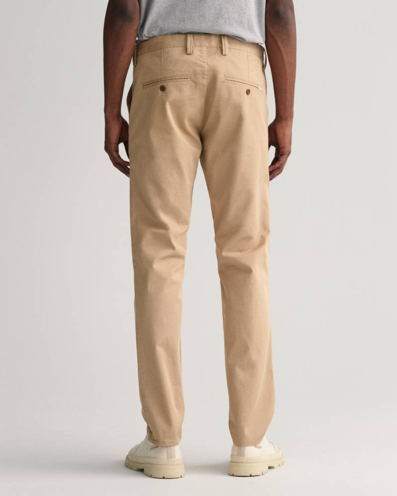 Gant Chinohose »SLIM TWILL CHINOS«, mit gefütterten Seitentaschen von Gant