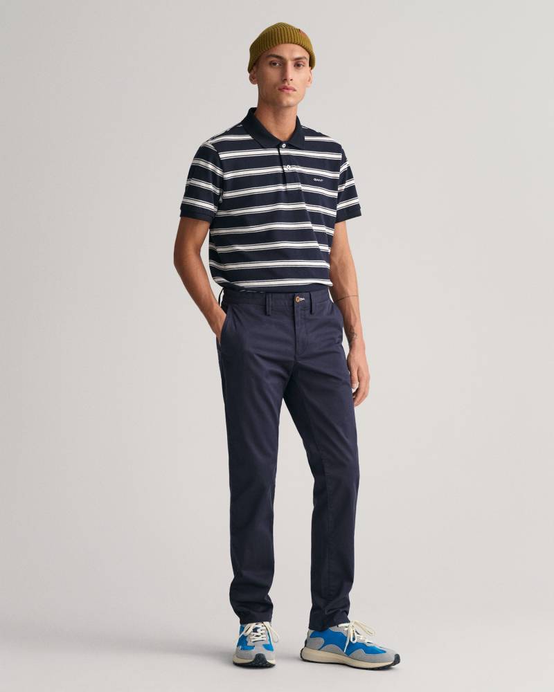 Gant Chinohose »SLIM TWILL CHINOS«, mit gefütterten Seitentaschen von Gant