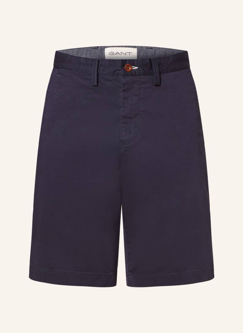 Gant Chinoshorts Relaxed Fit blau von Gant