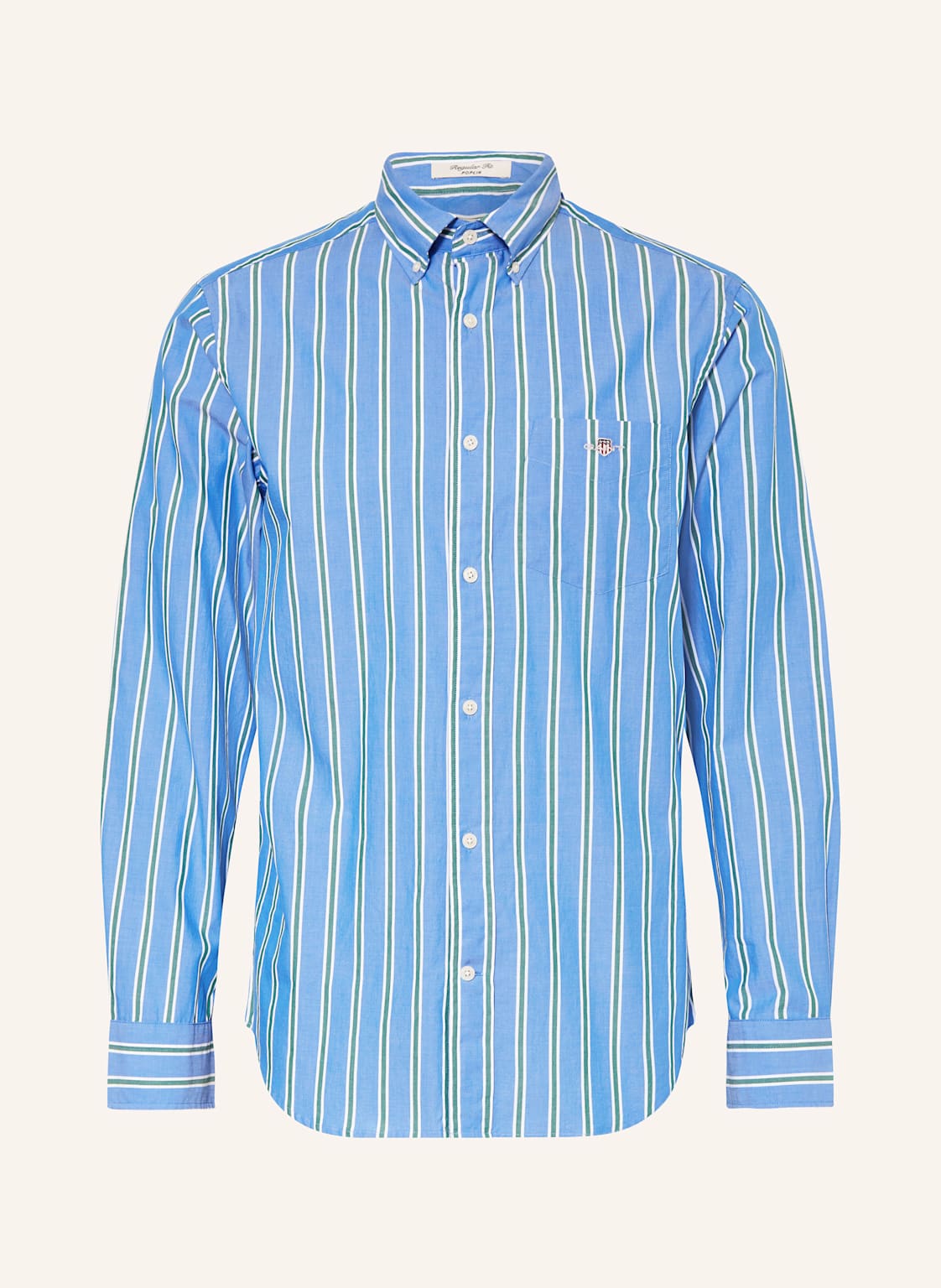 Gant Hemd Regular Fit blau von Gant