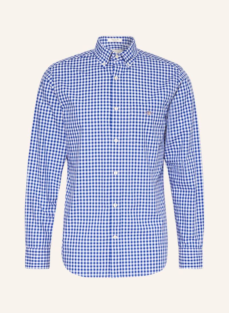 Gant Hemd Regular Fit blau von Gant