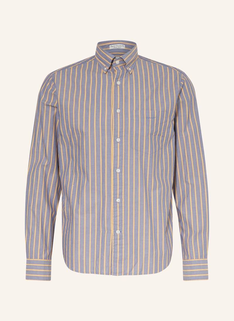 Gant Hemd Regular Fit blau von Gant