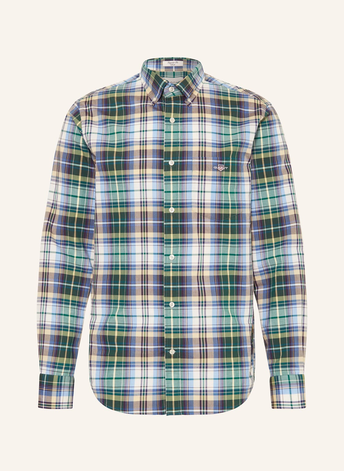 Gant Hemd Regular Fit gruen von Gant