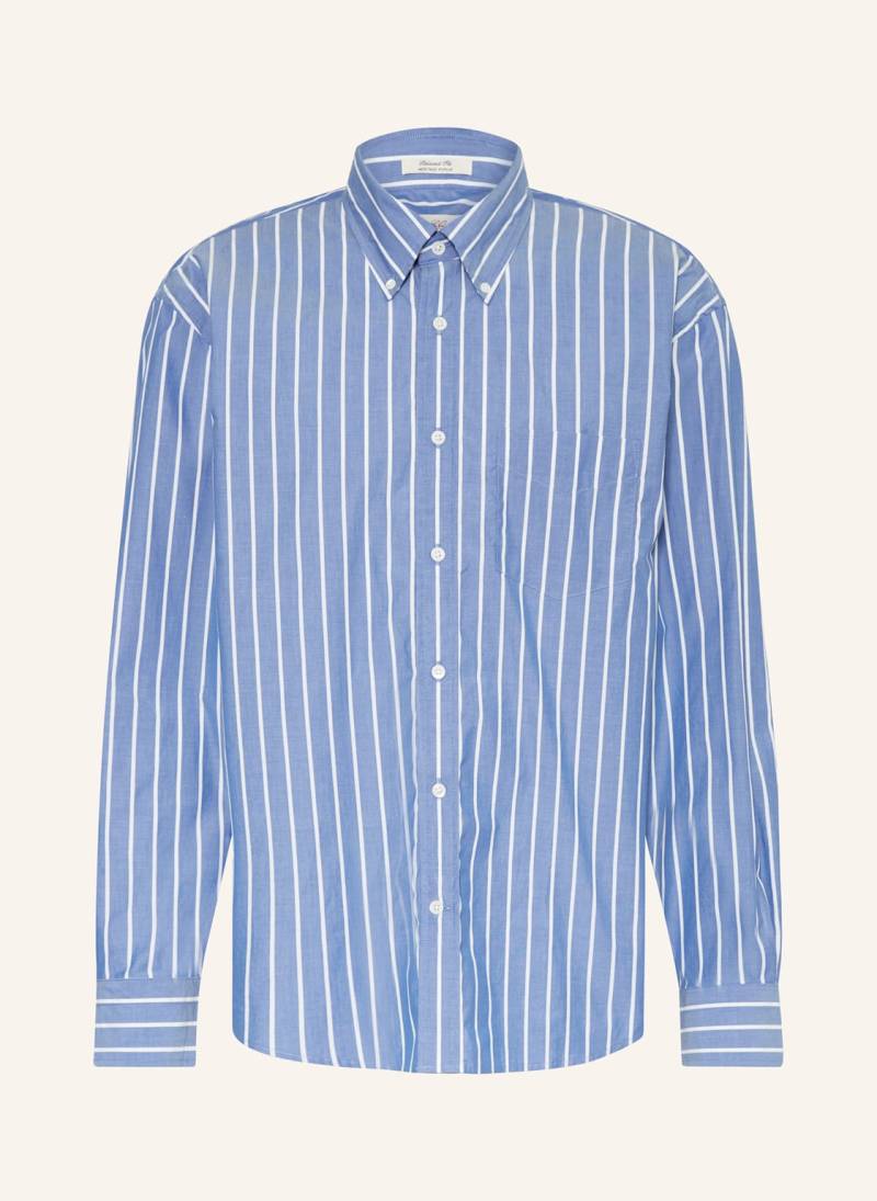 Gant Hemd Relaxed Fit blau von Gant